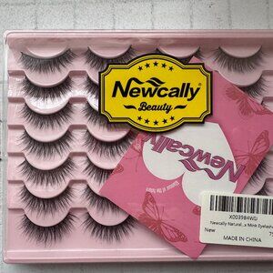 NEWCALLY  BEAUTY NATURAL MINK EYELASHES - 14 SETS